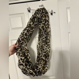 Leopard Print Infinity Scarf